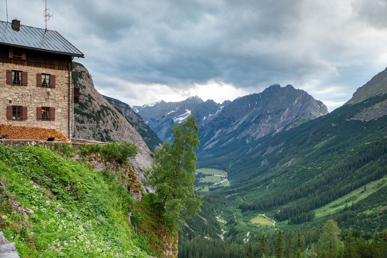 Blick vom Karwendelhaus Blick vom Karwendelhaus